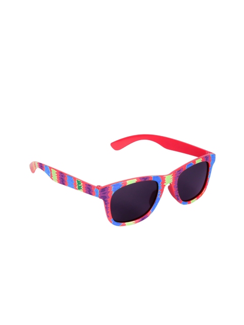 

Spiky Unisex Kids Black Lens & Red Square Sunglasses with UV Protected Lens