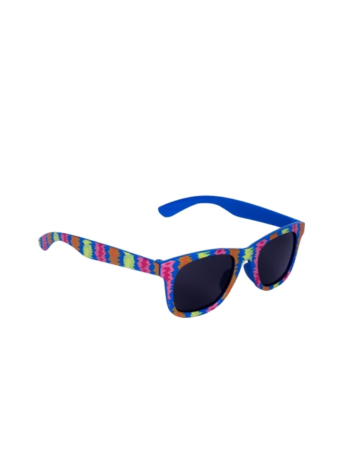 

Spiky Kids Black Lens & Blue Square Sunglasses with UV Protected Lens Str_Blue_Multi-Blue