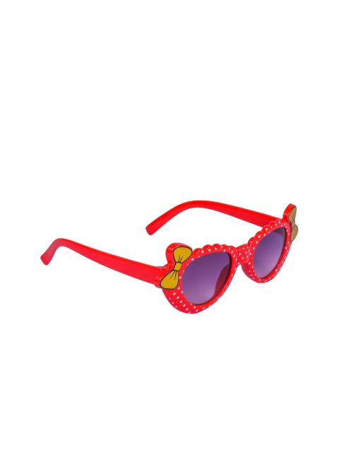 

Spiky Unisex Kids Purple Lens & Red Cateye Sunglasses with UV Protected Lens