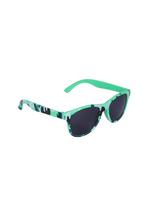 

Spiky Unisex Kids Black Lens & Green Wayfarer Sunglasses With UV Protected Lens