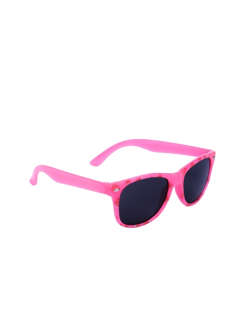 

Spiky Unisex Kids Black Lens & Pink Wayfarer Sunglasses with UV Protected Lens