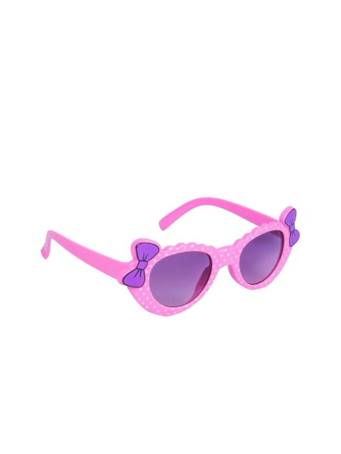 

Spiky Unisex Kids Purple Lens & Pink Cateye Sunglasses with UV Protected Lens