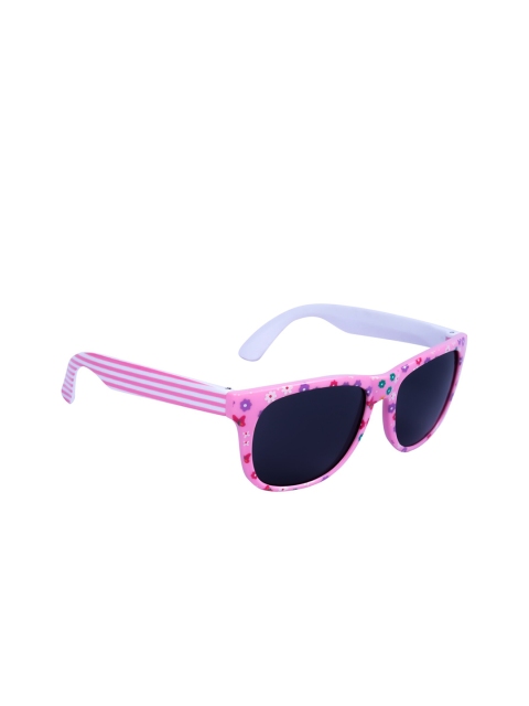 

Spiky Kids Black Lens & Pink Square Sunglasses with UV Protected Lens Flr_Pink_Wht-Pink