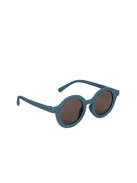 

Spiky Unisex Kids Black Lens & Blue Round Sunglasses Raund_CadetBlue