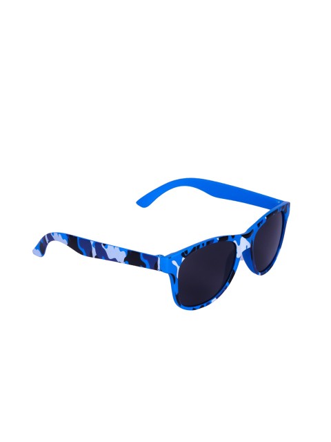 

Spiky Unisex Kids Black Lens & Blue Square Sunglasses with UV Protected Lens