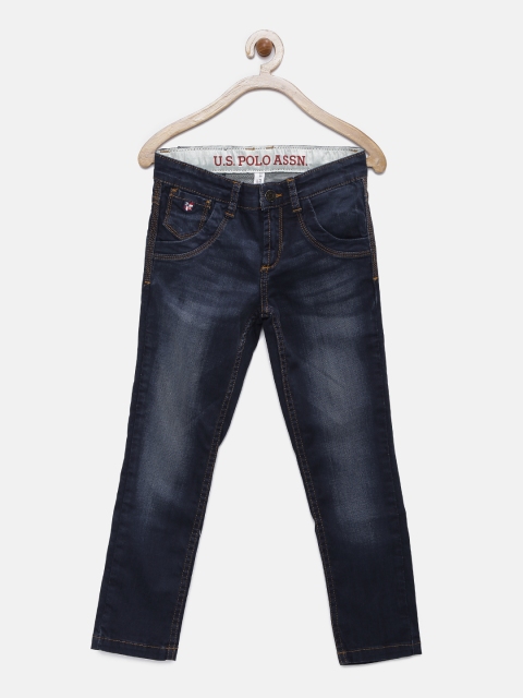 

U.S. Polo Assn. Kids Boys Blue Slim Fit Clean Look Jeans