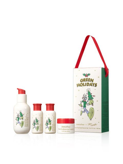 

Innisfree Green Holiday Green Tea Seed Serum Set