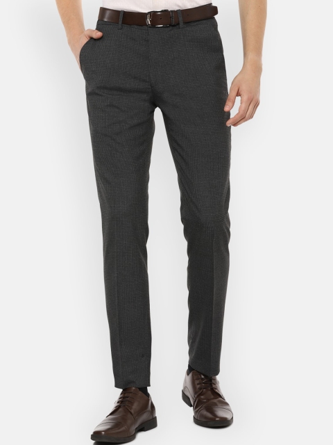 

Louis Philippe Men Grey Slim Fit Formal Trousers
