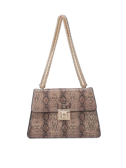 

Da Milano Brown Leather Structured Shoulder Bag