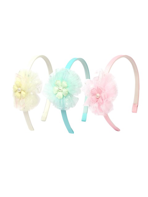 

Spiky Girls Set of 3 Embellished Hairbands, Green