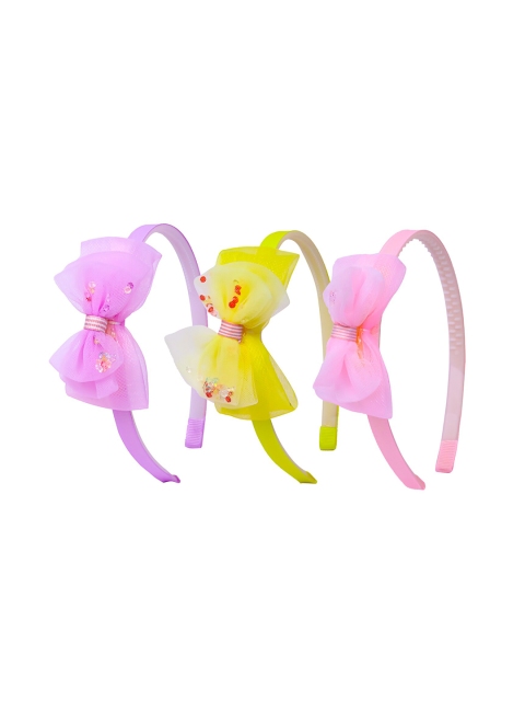 

Spiky Unisex Kids Set of 3 Multicoloured Embellished Hairband, Multi