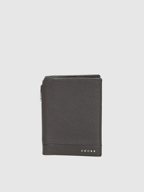 

Cross Men Black Textured Leather Two Fold Wallet