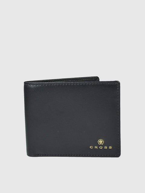 

Cross Men Black Textured Genuine Leather Two Fold Wallet