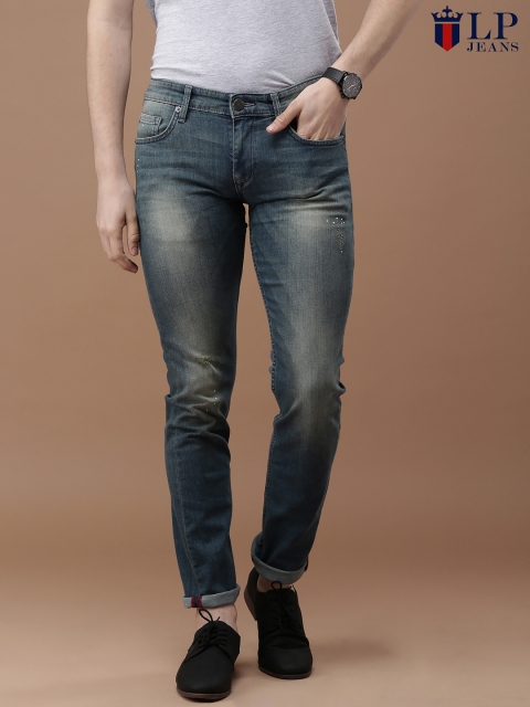 

Louis Philippe Jeans Men Blue Matt Fit Jeans