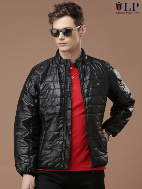 

Louis Philippe Sport Black Quilted Jacket