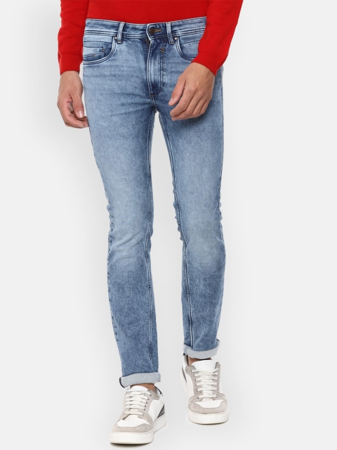 

Louis Philippe Jeans Men Blue Slim Fit Heavy Fade Jeans