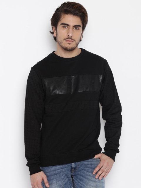 

Flying Machine Men Black Sweatshirt