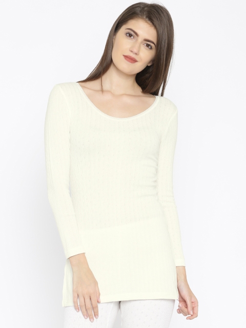 

Kanvin Off-White Thermal Top