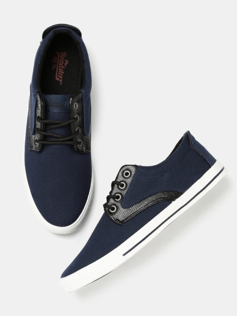 

Roadster Men Blue Solid Regular Sneakers
