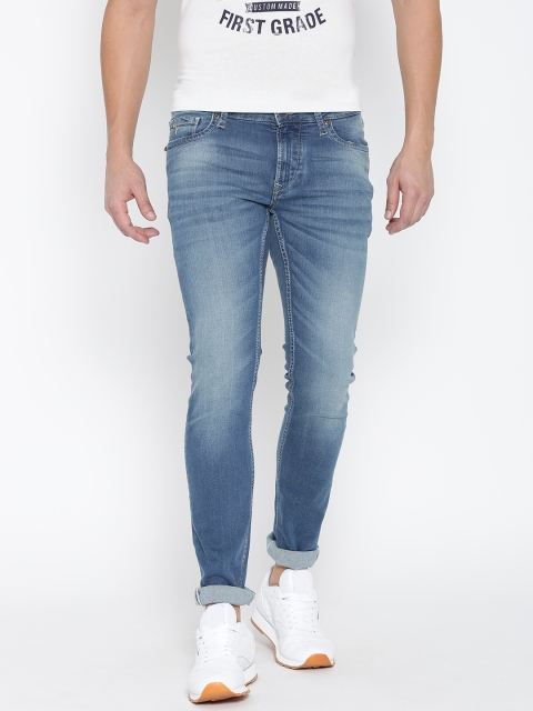

Flying Machine Men Blue Slim Fit Mid-Rise Clean Look Jeans