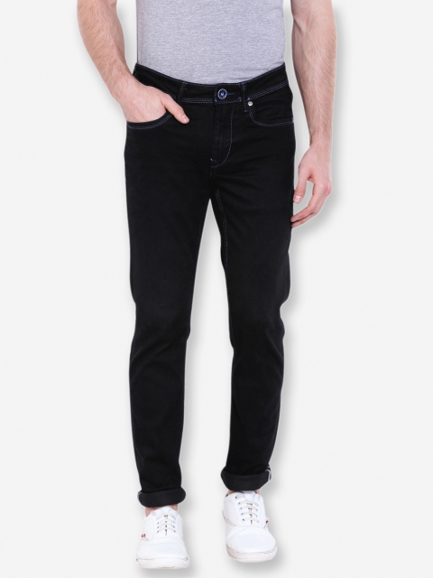 

Flying Machine Men Navy Slim Fit Mid-Rise Clean Look Jeans, Navy blue
