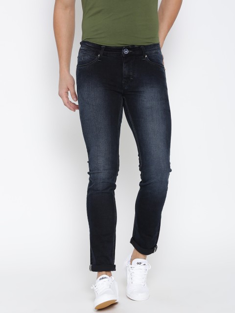 

Flying Machine Men Navy Jackson Skinny Fit Jeans, Navy blue