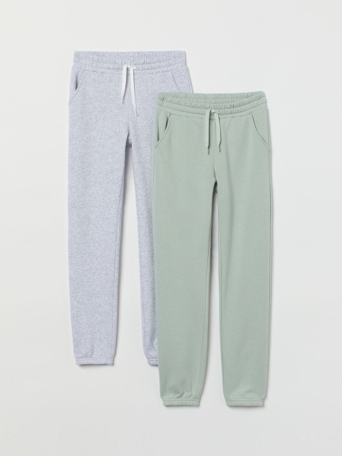 

H&M Girls Green 2-pack Joggers