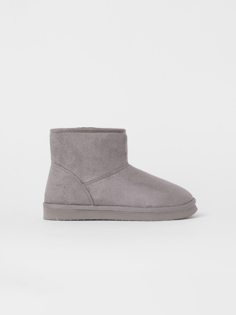 

H&M Girls Grey Warm-lined Boots