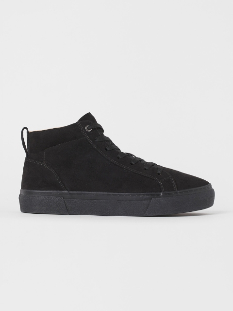 

H&M Men Black Hi-top Trainers