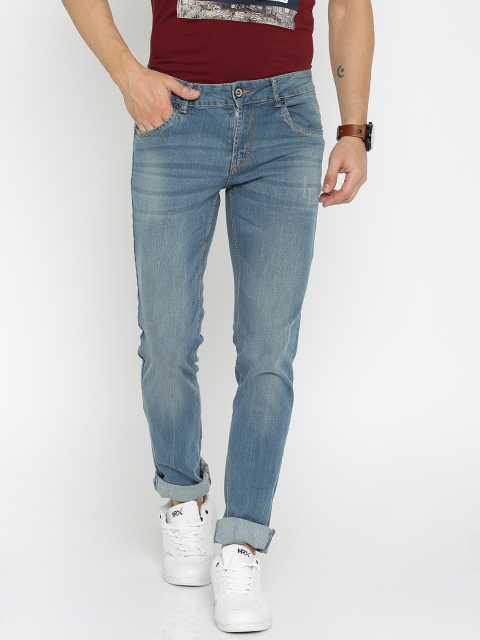 

Flying Machine Men Blue Mid-Rise Jeans