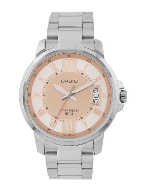 

CASIO Enticer Men Beige Dial Watch A1166