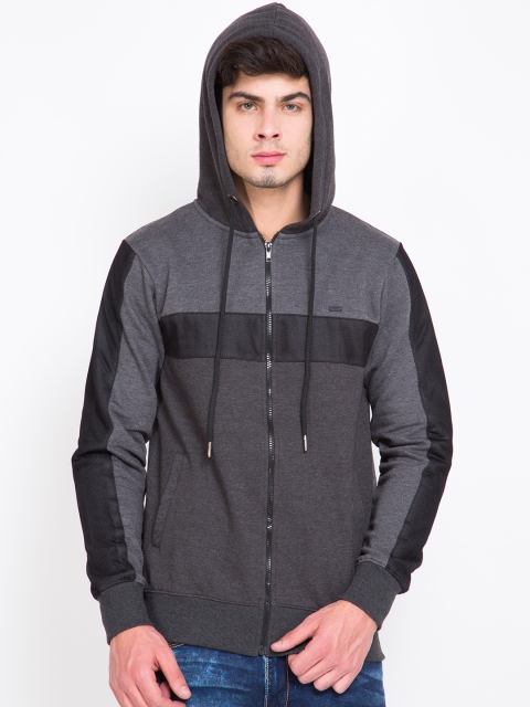 

LOCOMOTIVE Charcoal Grey Hooded Sweatshirt