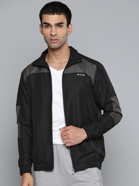 

Alcis Men Black Solid Sporty Jacket