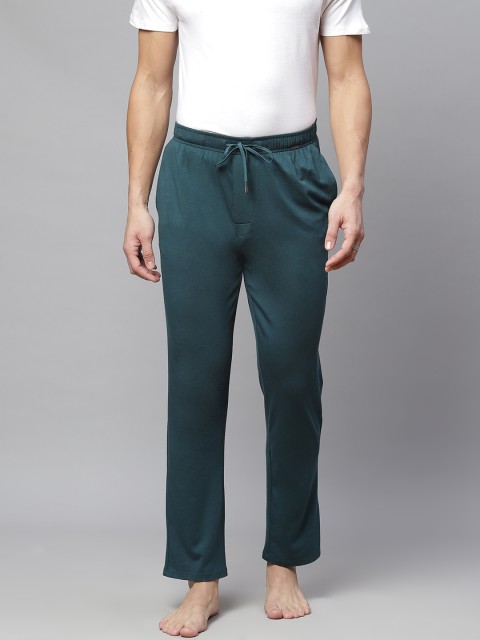 

Marks & Spencer Men Green Solid Lounge Pants
