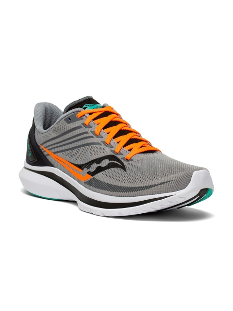 

saucony Men Grey Mesh Running Shoes