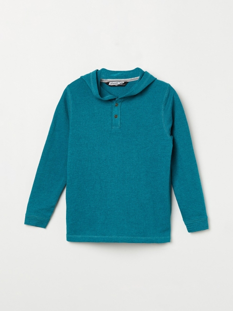 

Fame Forever by Lifestyle Boys Blue Solid Hooded T-shirt