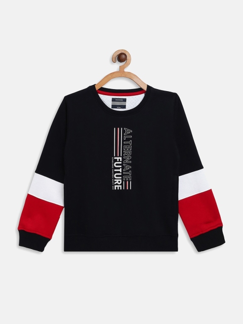 

Octave Boys Navy Blue Printed Sweatshirt