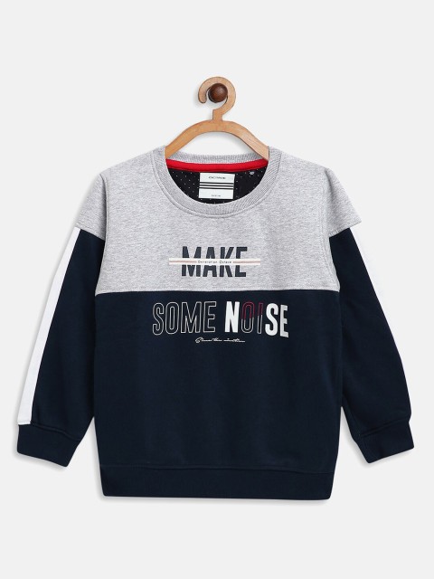 

Octave Boys Blue Colourblocked Sweatshirt