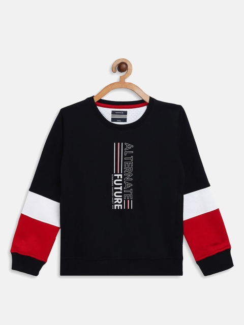 

Octave Boys Navy Blue Printed Sweatshirt