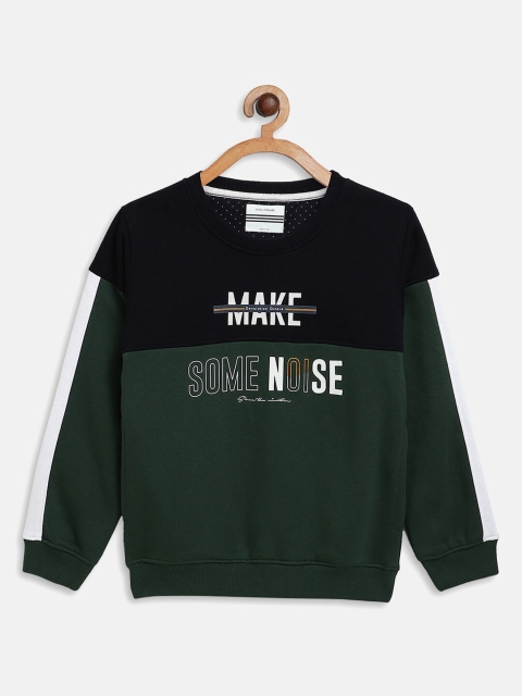 

Octave Boys Green Colourblocked Sweatshirt