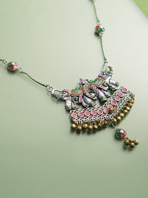 

Studio Voylla Kutch Silver-Plated Necklace