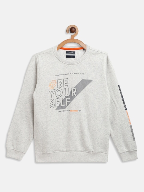 

Octave Boys White Printed Sweatshirt