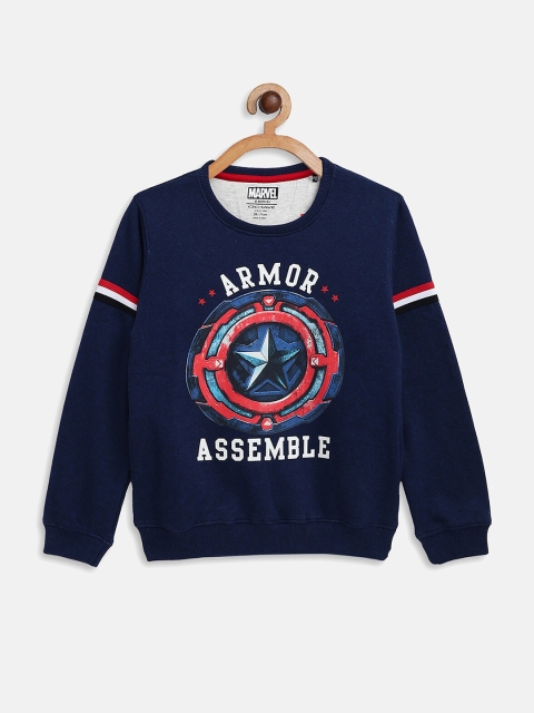 

Octave Boys Blue Printed Sweatshirt