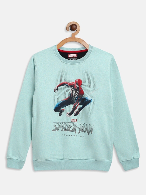 

Octave Boys Sea Green Printed Sweatshirt