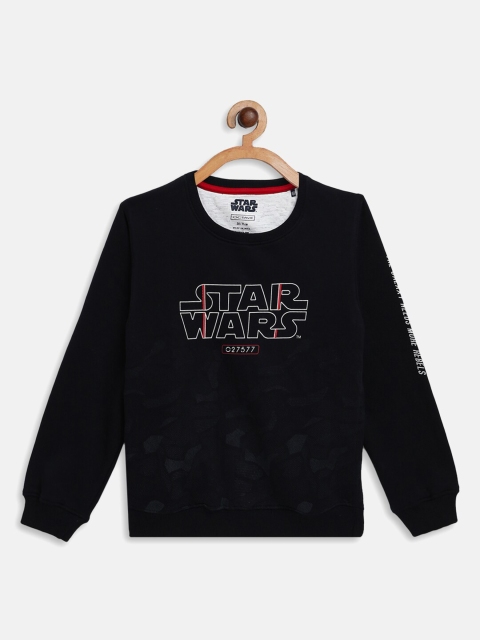 

Octave Boys Navy Blue Marvel Printed Round Neck Sweatshirt