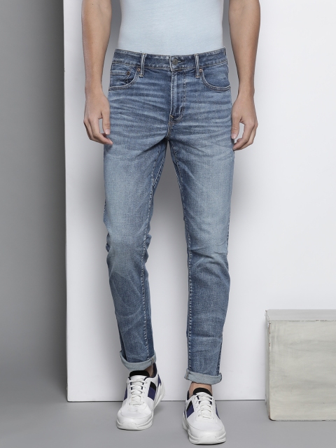 

AMERICAN EAGLE OUTFITTERS Men Blue Slim Fit Light Fade Stretchable Jeans