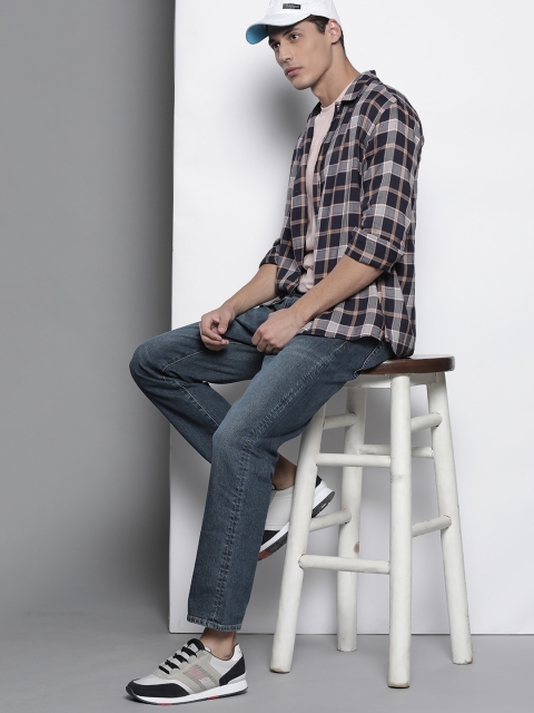 

AMERICAN EAGLE OUTFITTERS Men Blue Relaxed Fit Light Fade Stretchable Jeans