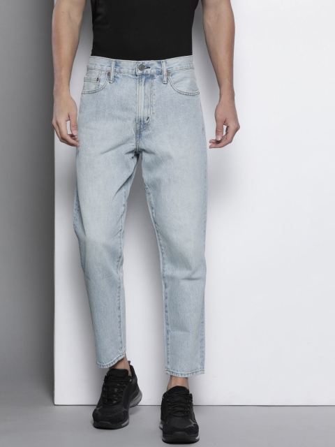 

AMERICAN EAGLE OUTFITTERS Men Blue Relaxed Fit Pure Cotton Light Fade Jeans