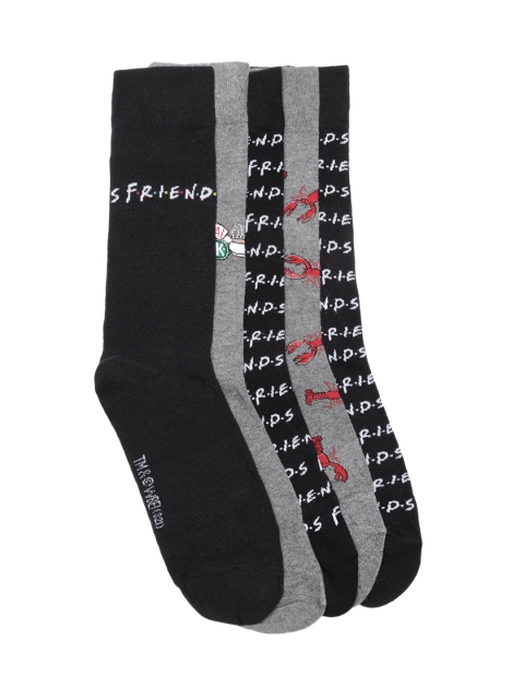 

Marks & Spencer Men Grey & Navy Blue Pack of 2 Cotton Socks