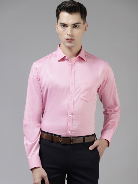 

Park Avenue Men Pink Pure Cotton Slim Fit Formal Shirt